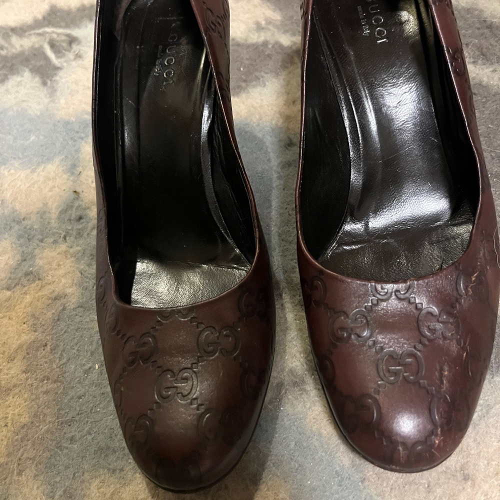 Gucci Women's Brown Leather Shoes
